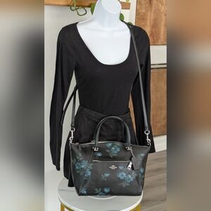 Coach Prairie Satchel With Victorian Floral Bag.